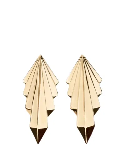Magda Butrym Geometric-shaped Earrings In Gold