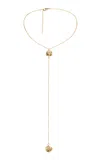 Magda Butrym Gold Necklace In Brown