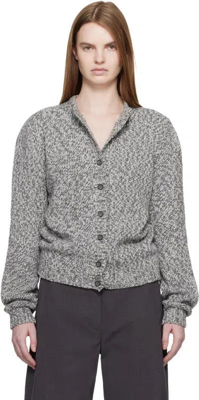 Magda Butrym Gray Classic Marled Cardigan