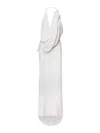 Magda Butrym Draped Gown In White
