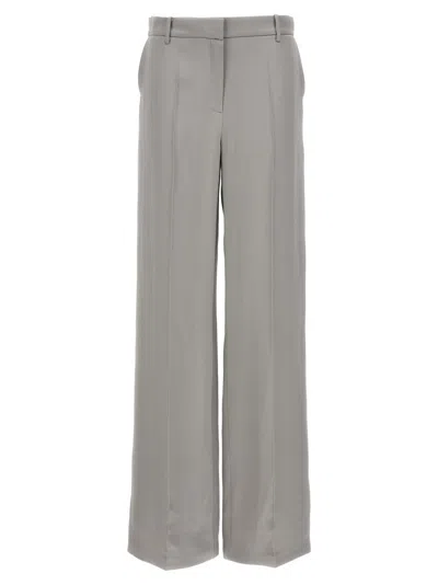 MAGDA BUTRYM GREY STRAIGHT LEG PANTS