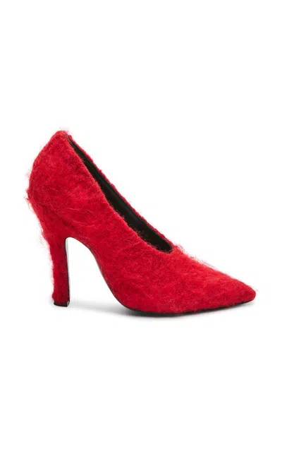 Magda Butrym Haircalf Pumps In Red