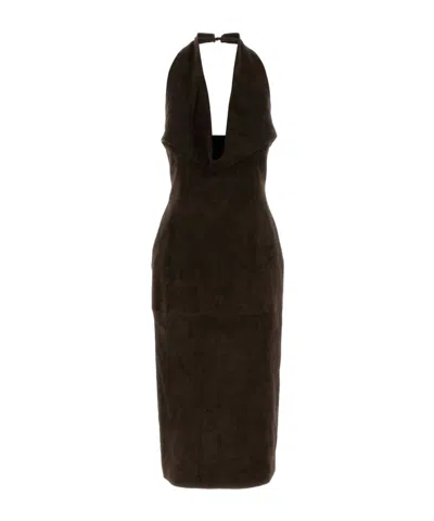 Magda Butrym Halter Neck Dress