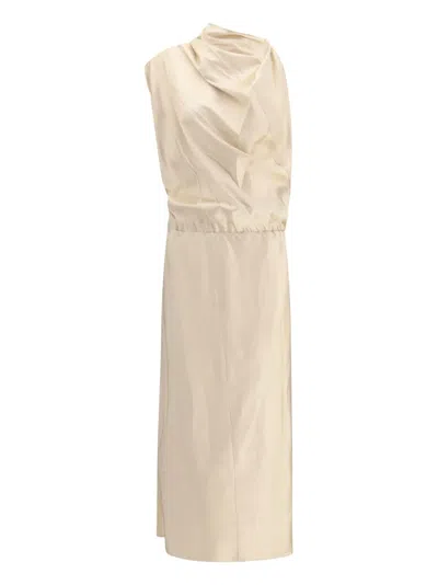 MAGDA BUTRYM HALTER-NECK MIDI DRESS