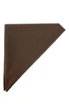 Magda Butrym Head Scarf In Cotton In Brown