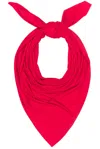 Magda Butrym Head Scarf In Red