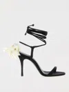 Magda Butrym Sandal With Flower Detail In Black
