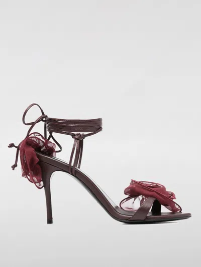 MAGDA BUTRYM HEELED SANDALS MAGDA BUTRYM WOMAN COLOR BURGUNDY,G54173050