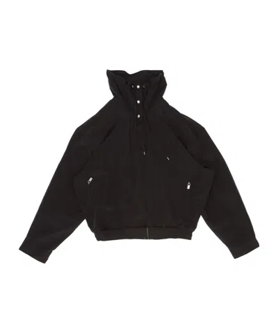 Magda Butrym High Neck Belted Bomber Jacket In Black