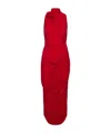 Magda Butrym Sleeveless Dress In Red