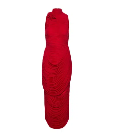 Magda Butrym Sleeveless Dress In Red