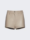 Magda Butrym High Rise Shorts In Beige
