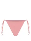 Magda Butrym Pink Self-tie Bikini Bottoms In Pink