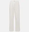 Magda Butrym High-rise Straight Jeans In Weiss