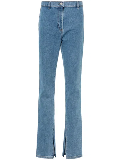 Magda Butrym High-rise Slim-fit Jeans In Blue