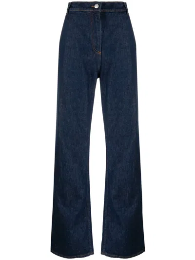 MAGDA BUTRYM 高腰阔腿牛仔裤