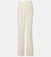 Magda Butrym High-rise Wide-leg Pants In White