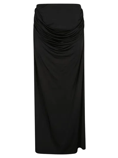 Magda Butrym High-waist Plain Skirt In Black
