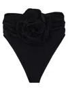 Magda Butrym Swimsuit High-waisted Floral Embellishment In Black
