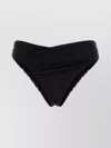 Magda Butrym High-waisted Bikini Bottom Ruched Detailing In Black