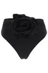 Magda Butrym Swimsuit High-waisted Floral Embellishment In Black