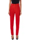 Magda Butrym Stretch-wool Skinny Pants In Red