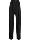 Magda Butrym High-waisted Tailored Trousers In Black