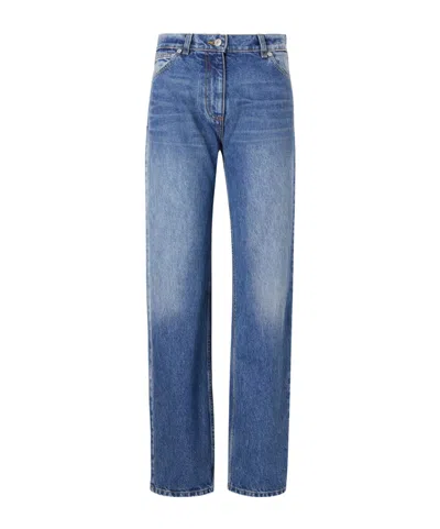 Magda Butrym High-rise Straight-leg Boyfriend Jeans In Blue