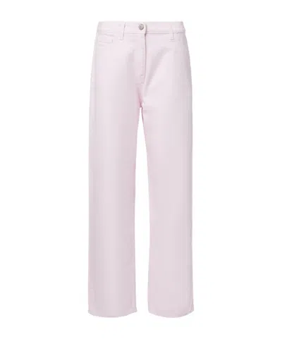Magda Butrym High-rise Wide-leg Jeans In Purple