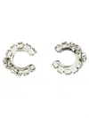 Magda Butrym Crystal Embellished Hoop Earrings