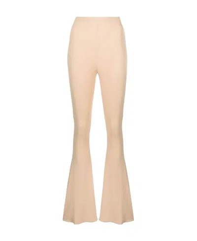 Magda Butrym Horn Casual Pants In Nude