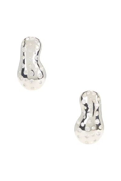 Magda Butrym Hourglass Earring In Silver