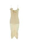 Magda Butrym Dress In Beige