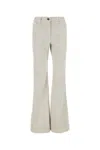 Magda Butrym Denim Flared Jeans In Brown