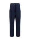 Magda Butrym High-rise Straight-leg Jeans In Navy