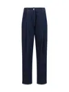 Magda Butrym High-rise Straight-leg Jeans In Navy