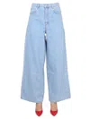 Magda Butrym Jeans Wide Leg In Blue