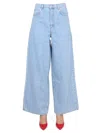 Magda Butrym Jeans Wide Leg In Blue