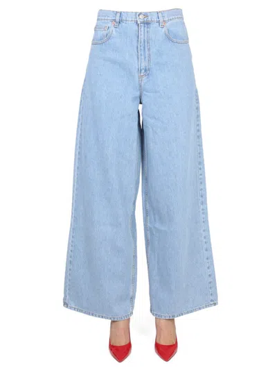 Magda Butrym Jeans Wide Leg In Blue