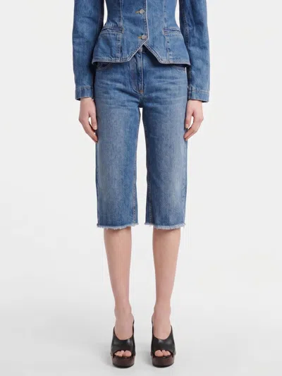 Magda Butrym Jeans Woman Color Blue