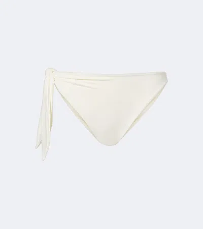 Magda Butrym Jersey Bikini Bottoms In White