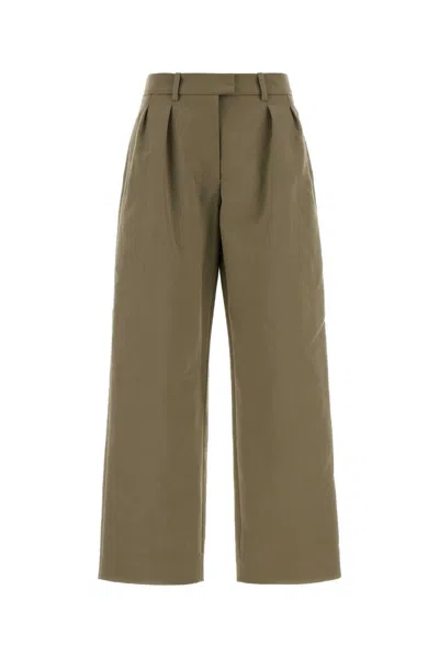 Magda Butrym Pf26 Pants 09 Khaki In Green