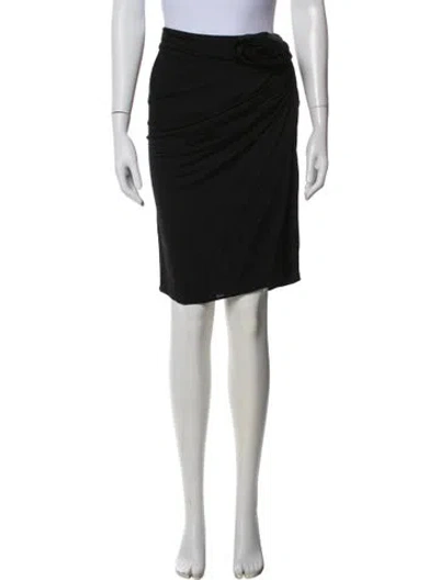 Pre-owned Magda Butrym Knee-length Skirt In Gray