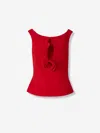 Magda Butrym Knit Sweater In Red