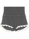 Magda Butrym Knitted Cashmere Shorts In Grey