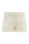 Magda Butrym Knitted Crochet Shorts