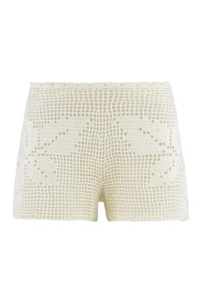 Magda Butrym Knitted Crochet Shorts