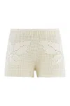 Magda Butrym Knitted Crochet Shorts