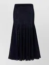 Magda Butrym Knitwear 16 Skirt Elastic Waistband In Blue