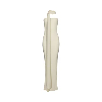 Pre-owned Magda Butrym Knitwear Dress 'cream' | White | Women's Size 38